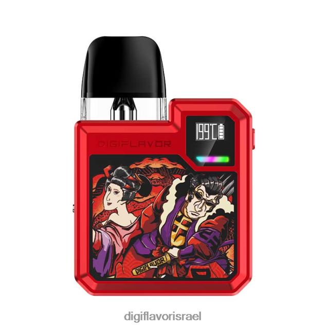 Digiflavor Digi-Q ערכת תרמילים סמוראי אדום BHJ06250 Digiflavor geekvape disposable