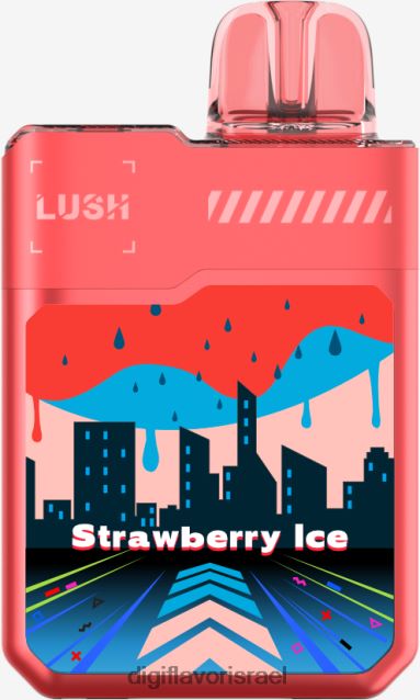 Digiflavor Geekbar LUSH חד פעמיים קרח תות BHJ06213 Digiflavor eilat