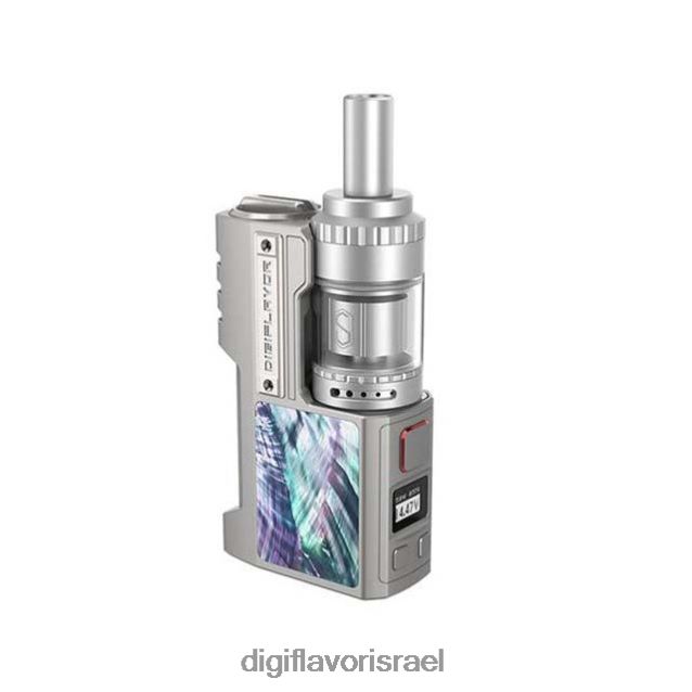 Digiflavor Z1 SBS ערכה עם סירנה 3 gta מעטפת סקאלופ בצבע אפור כסף BHJ062111 Digiflavor israel